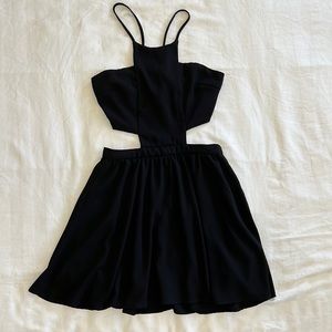 Black cutout dress